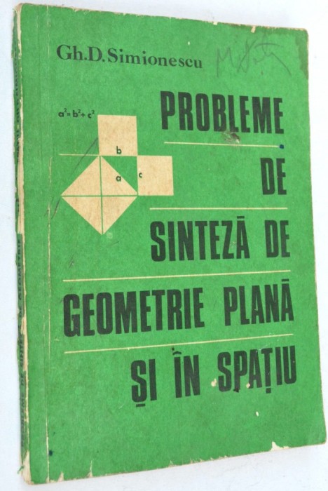 Probleme de sinteza de geometrie plana si in spatiu