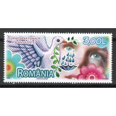 Romania 2009 Mi 6398 MNH - LP 1847 Ziua Internationala a Nonviolentei