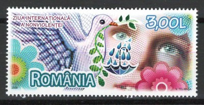 Romania 2009 Mi 6398 MNH - LP 1847 Ziua Internationala a Nonviolentei foto