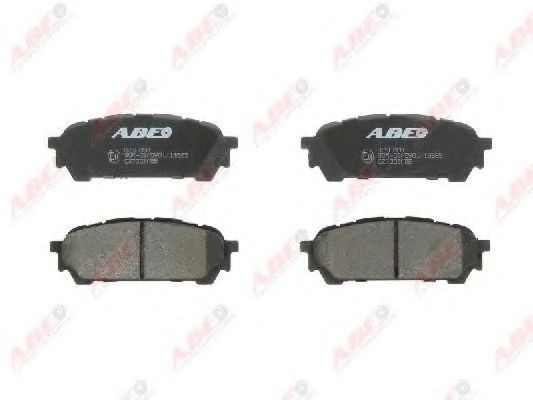 Set placute frana,frana disc SUBARU FORESTER (SG) (2002 - 2016) ABE C27003ABE