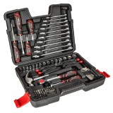 Trusa de scule TOP TOOLS 73 piese, 1/4" si 3/8", &icirc;n cutie plastic