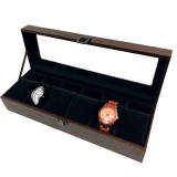 Cumpara ieftin Cutie Depozitare ?i Organizare 6 Ceasuri | WZ485 | Maro