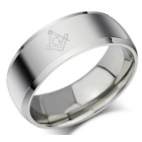 Inel masonic tip verigheta SILVER