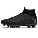 Ghete de fotbal FG MBrands cu glezniera 6.9 pentru teren iarba/sintetic crampoane 38