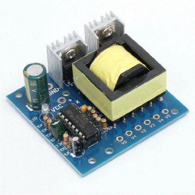 Modul invertor transformator adaptor convertor de la 12v la 220V 150w auto DIY foto