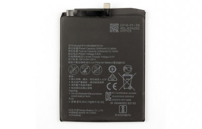 Acumulator pentru Huawei Mate 10 Lite / P30 Lite / Honor 7X / Nova 2 Plus, HB356687ECW, 3340 mAh foto