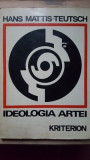 Ideologia artei- Hans Mattis-Teutsch