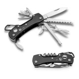 Briceag multifunctional, din otel inoxidabil si metal, 12 functii, Dalimag, 89 x 16 x 32 mm