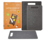 Cumpara ieftin Set de 3 Tocatoare LIVAIA, Fund de tocat, 1 Mare 20 x 30 cm si 2 Mici 15 x 25 cm - RESIGILAT
