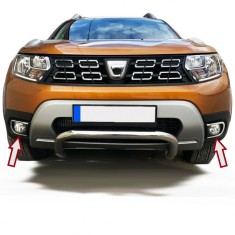 Set de 2 ornamente crom proiectoare/faruri ceata pentru Duster II din 2018