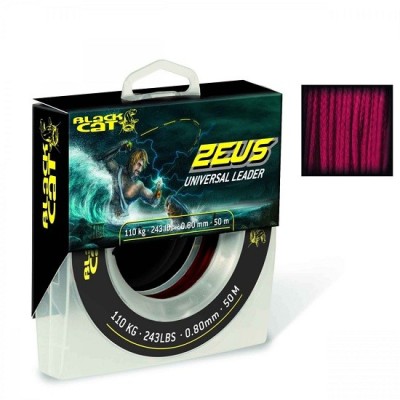 Fir textil Black Cat Zeus Universal Leader, 0.60mm, 85kg, 70m foto