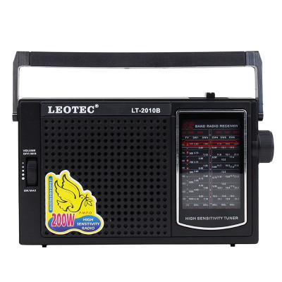 Radio portabil 2.5W, 12 benzi FM/TV/MW/SW1-9, LEOTEC foto