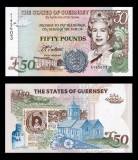 Bancnota GUERNSEY 50 Pounds 1994, P-59, UNC (necirculata)