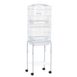 Colivie pentru pasari PawHut, 46.5x36x157cm, alb | Aosom Romania