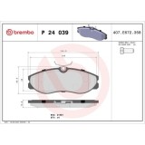 Placute frana Ford Maverick (Uds Uns) 02.93-04.98, Maverick Van 06.96-04.98; Ldv Cub 08.98-09.01; Nissan Serena (C23) 06.91-09.01, Terrano 2 (R20) 10
