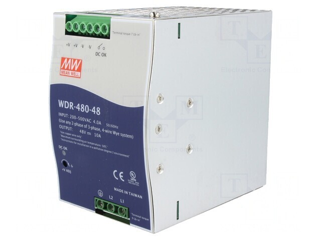 Alimentator Pulsatoriu DIN 480W 48V 10A