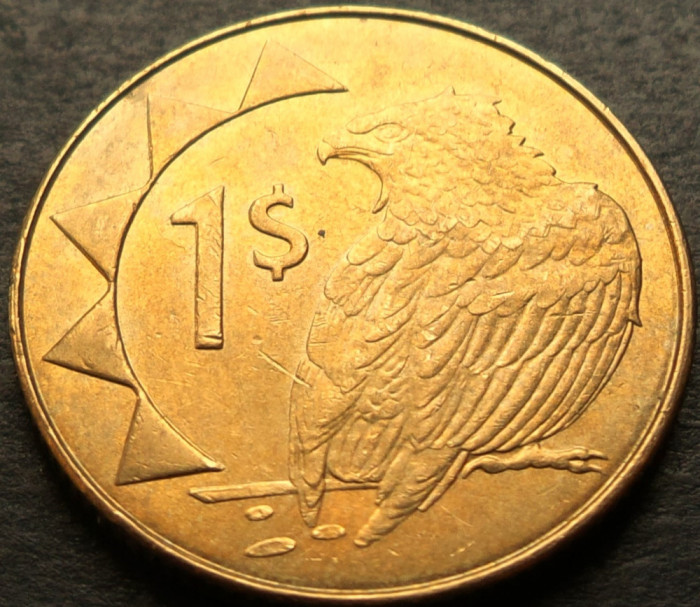 Moneda exotica 5 DOLARI - NAMIBIA, anul 2010 * cod 4170 = excelenta