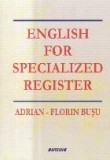 English for specialized register