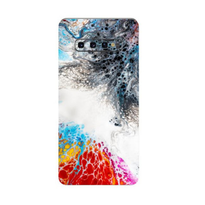 Set Folii Skin Acoperire 360 Compatibile cu Samsung Galaxy S10 (2 Buc) - Wraps Skin Printing Plasma foto