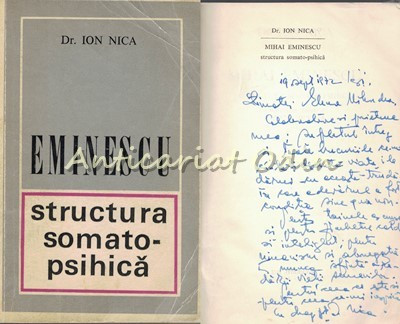 Eminescu. Structura Somato-Psihica - Ion Nica - Tiraj: 6540 Exemplare foto