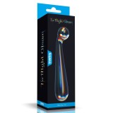 Dildo multicolor din sticla Lovetoy punct G Alluring Arc 17 cm