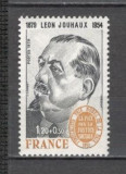 Franta.1979 100 ani nastere L.Jouhaux-om politic PREMIUL NOBEL SF.905, Nestampilat