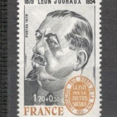 Franta.1979 100 ani nastere L.Jouhaux-0m politic PREMIUL NOBEL XF.451