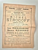 Carte veche Program Cinema LUX Bucuresti Pliant