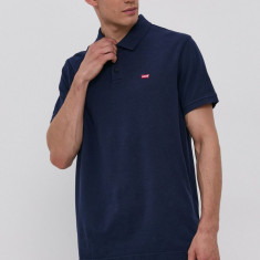 Levi's tricou polo bărbați, culoarea bleumarin, material uni 35883.0005-Blues