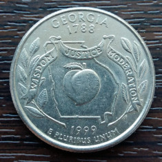 (M2271) MONEDA SUA - QUARTER DOLLAR 1999, LIT. P - GEORGIA