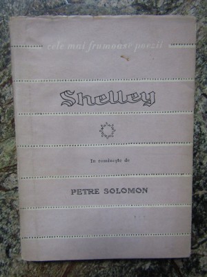 Shelley - Poeme ( CELE MAI FRUMOASE POEZII ) foto