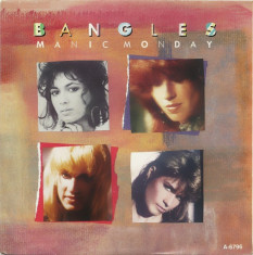 Bangles - Manic Monday (1985, CBS) Disc vinil single 7&amp;quot; foto
