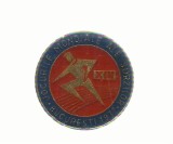 AMS# - INSIGNA JOCURILE MONDIALE ALE SURZILOR - XIII - 1977 BUCURESTI