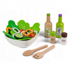 Set legume pentru salata cu bol Ecotoys foto