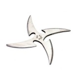 Stea Ninja 4 Colturi Sabre Air 611 Shuriken Otel Ascutit 11.5cm Husa Curea