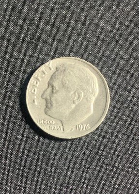 Moneda One Dime 1976 USA foto