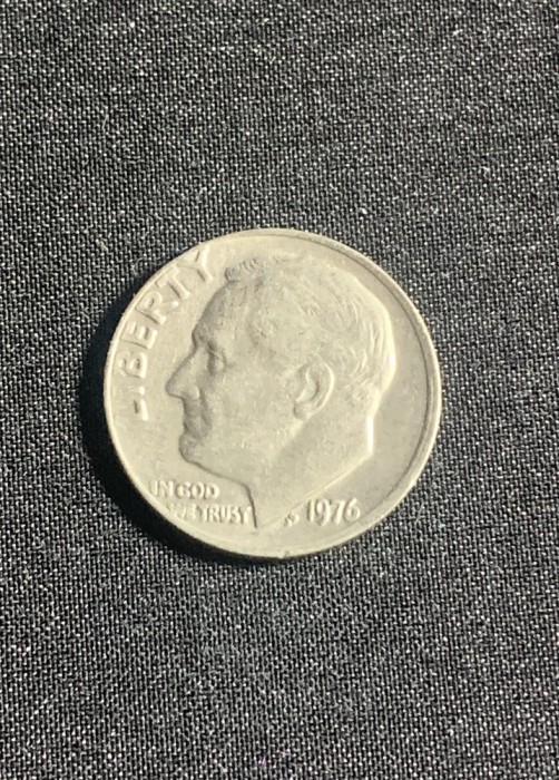Moneda One Dime 1976 USA