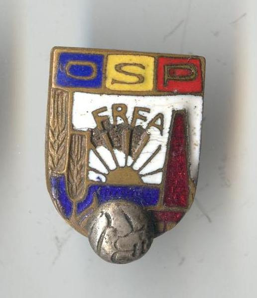 Federatia Romana de Fotbal Amatori FRFA Organizatia sportul Popular insigna 1930