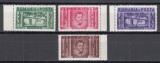 ROMANIA 1937 LP 118 CENTENARUL ION CREANGA SERIE MNH