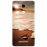 Husa silicon pentru Xiaomi Remdi Note 3, Sunset Foamy Beach Wave