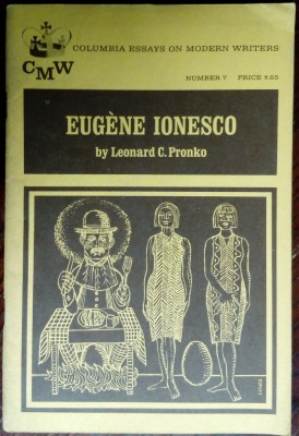 EUGENE IONESCO by LEONARD C. PRONKO (Columbia University Press - New York, 1965) foto