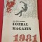 Agenda -program fotbal-CSM Sfantu-Gheorghe anul 1981