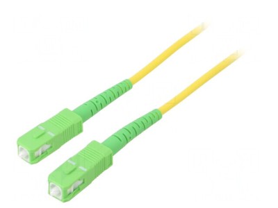 Patch Cord Fibră Optică OS2 SC/APC 1m LSZH foto
