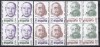 Spania 1981 - Personalități, Bloc de 4, MNH, Nestampilat