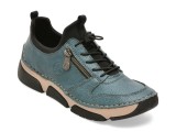 Pantofi sport RIEKER albastri, 45951, din piele ecologica
