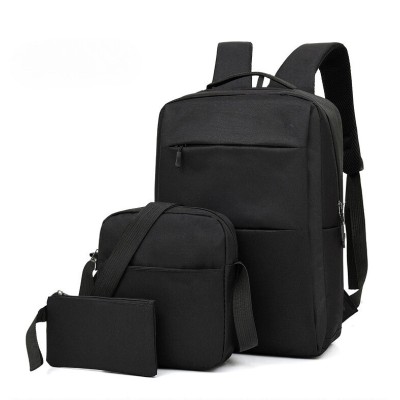 Set Rucsac Triple Power, Negru, poliester Rucsac: 29 x 41 x 13 cm, Geanta de umar: 20 x 22 x 5 cm, Geanta de mana: 12 x 18 x 2 cm foto