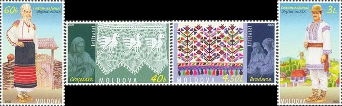 MOLDOVA 2006, Costume nationale si artizanat, serie neuzata, MNH