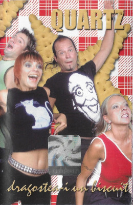 Casetă audio Quartz &amp;lrm;&amp;ndash; Dragostea-i Un Biscuit, originală foto