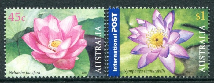 AUSTRALIA 2002 FLORI EMISIUNE COMUNA CU THAILANDA