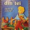 Pupaza din tei, carte de colorat, partial colorata, ilustratii Dana Popescu
